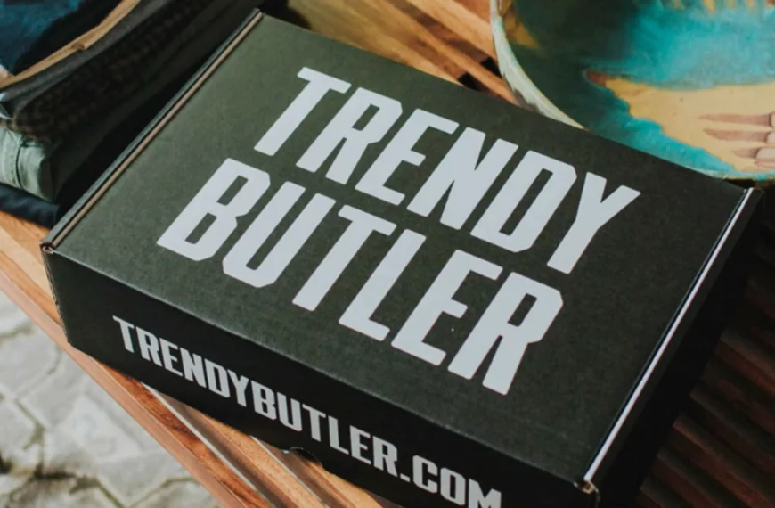 black box with the words "Trendy Butler" in white across the top