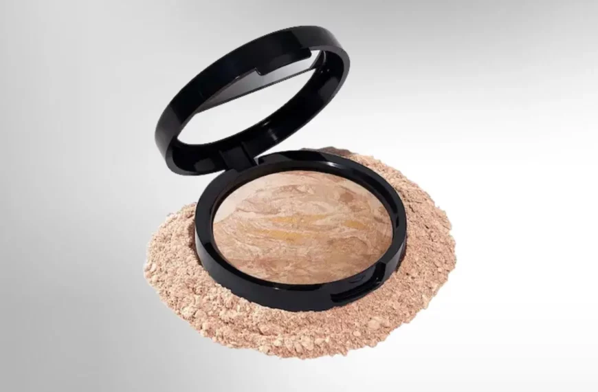 open container of laura geller baked balance-in-glow powder foundation